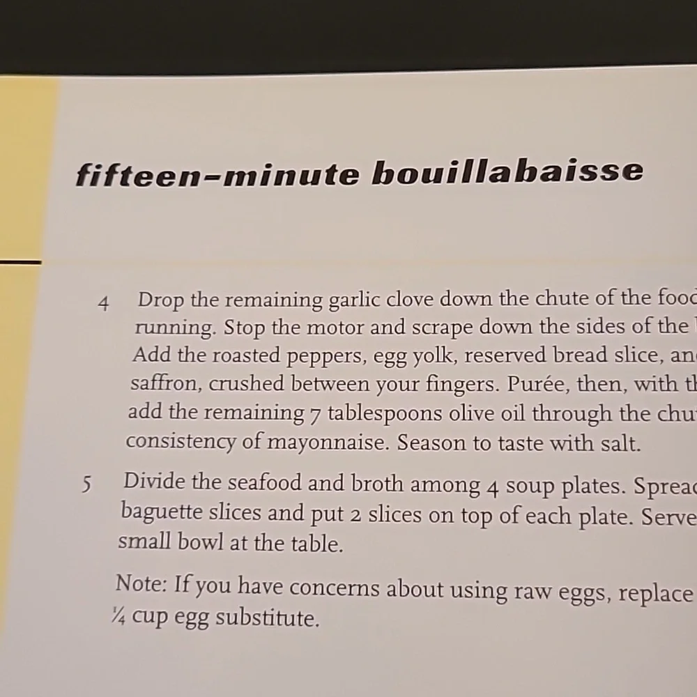 Cooking to beat the clock.